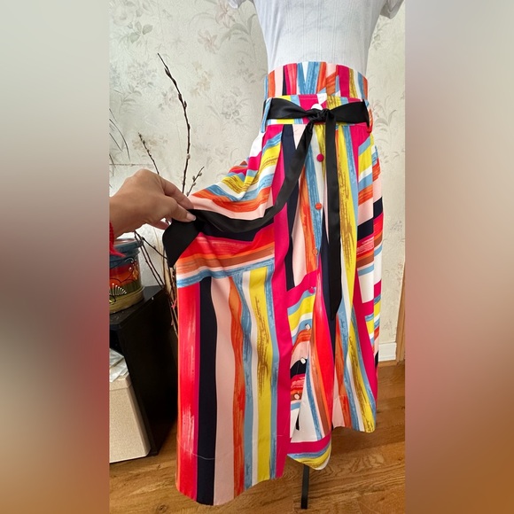 Gracia Pleated Maxi rich color shirt. Size S. - Picture 9 of 14